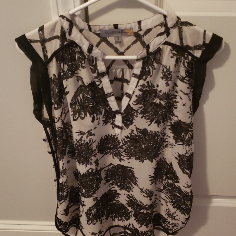 White/black Blouse